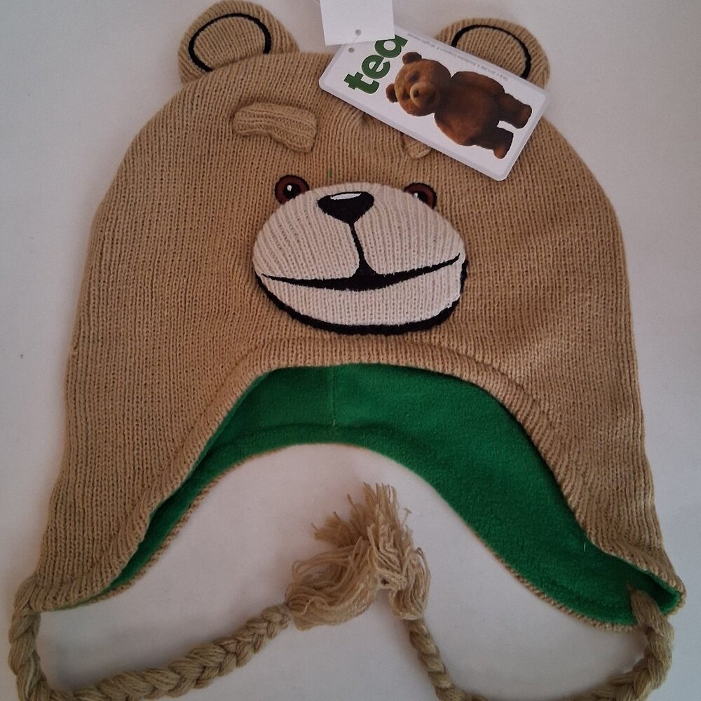 TED Laplander Hat - Movie TED Bear Laplander Hat - NEW WITH TAGS